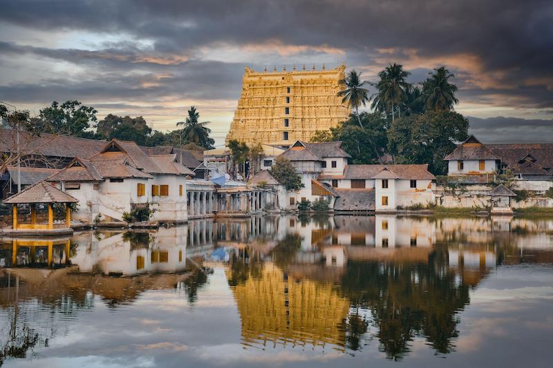 Sree Padmanabhaswamy temple in Kerala, India