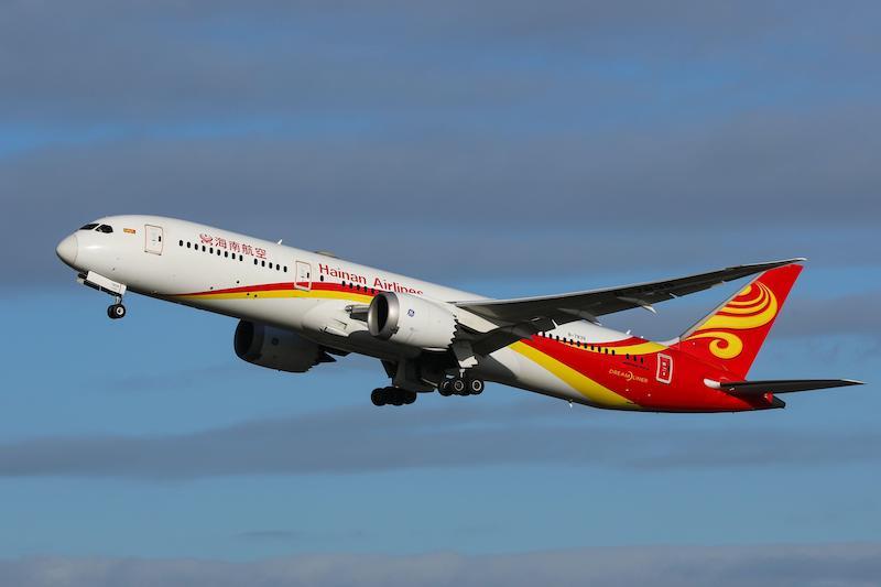hainan airlines boeing 787-9