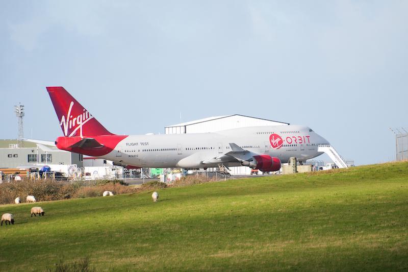 virgin orbit at Cornwall spaceport